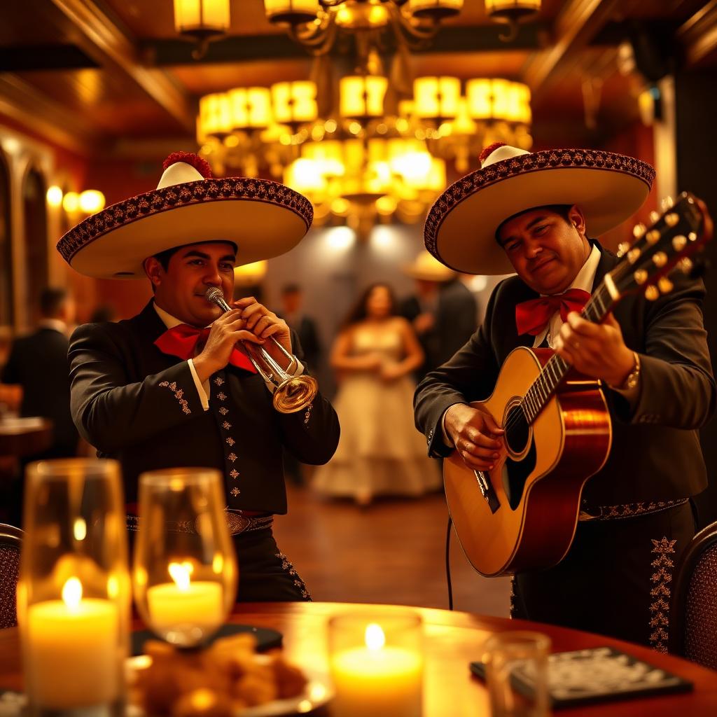 Mariachi dal vivo durante una serata messicana al Tropico Latino di Sesto San Giovanni
